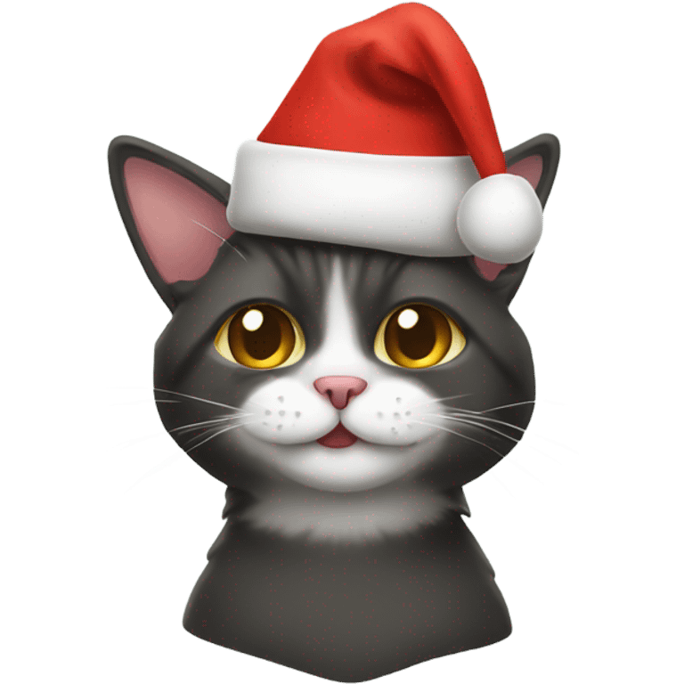 christmas hat cat emoji