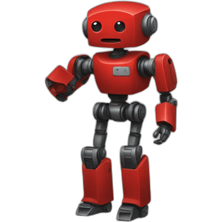 red friendly bot  emoji