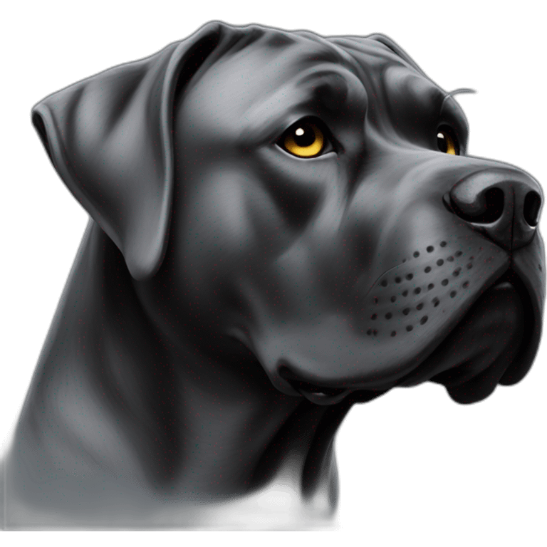 dog Cane Corso in profile emoji