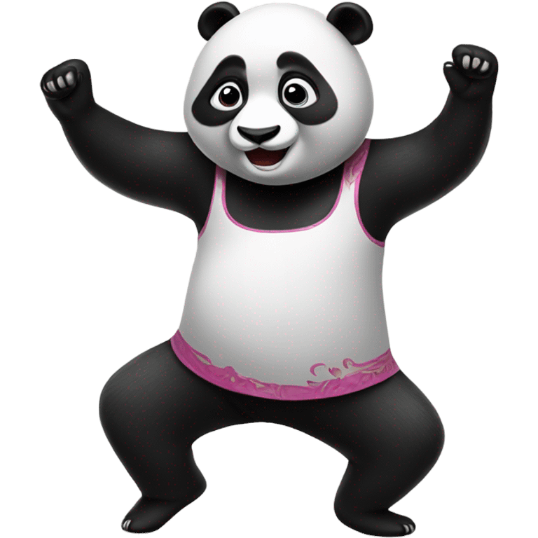 Dancing panda  emoji