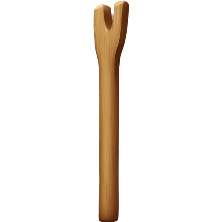 Wooden stick emoji