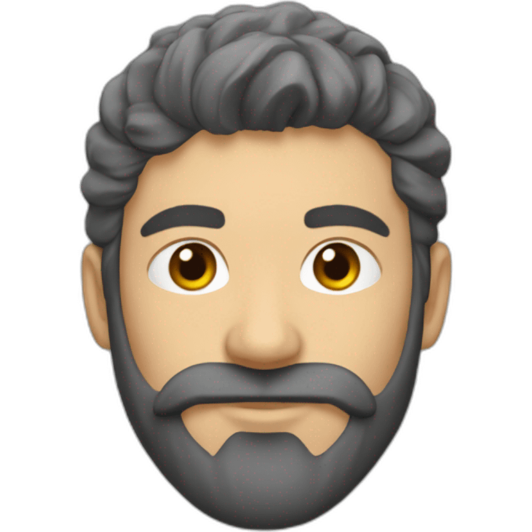 joueur de volley barbu emoji