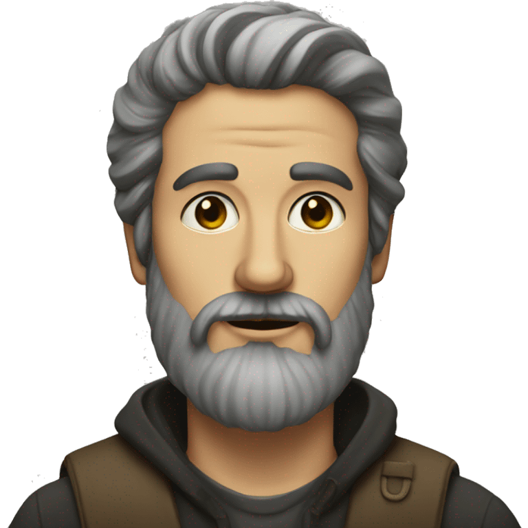 portrait of a bearded man emoji