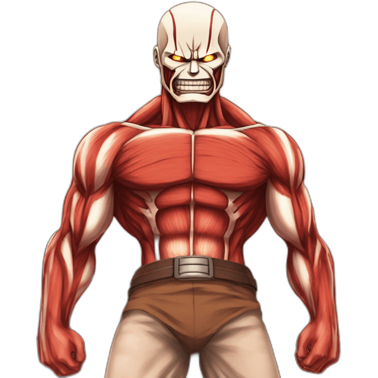 The colossal titan, Shingeki no Kyojin emoji