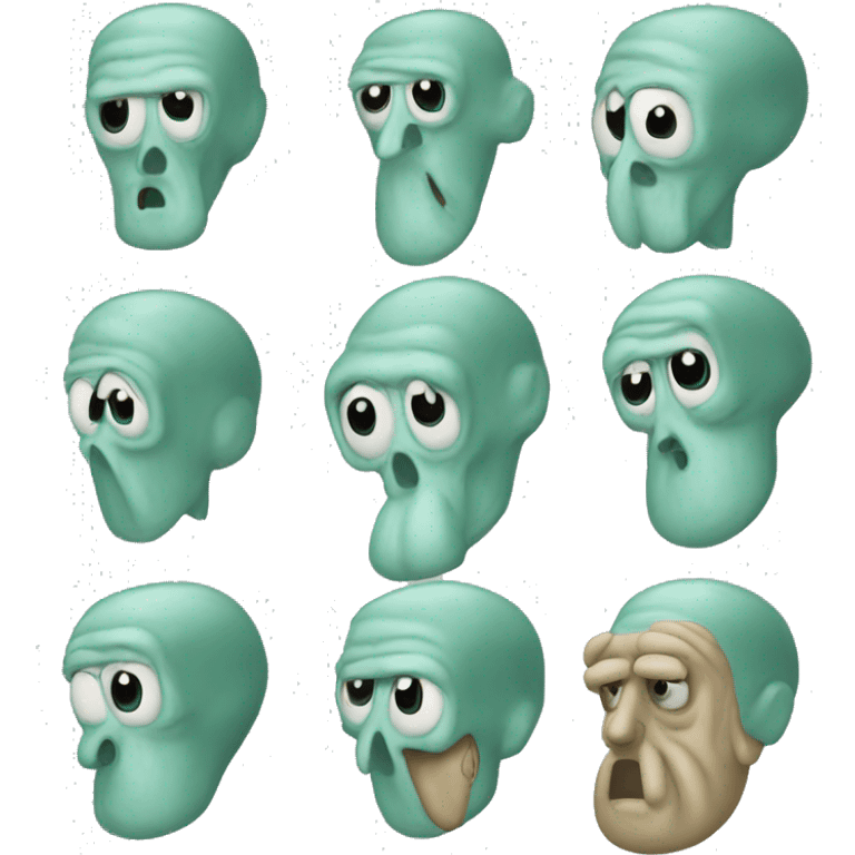 Squidward  emoji