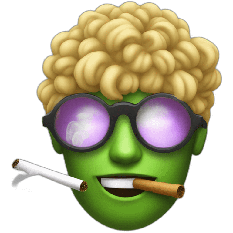 making-music-while-smoking-weed emoji