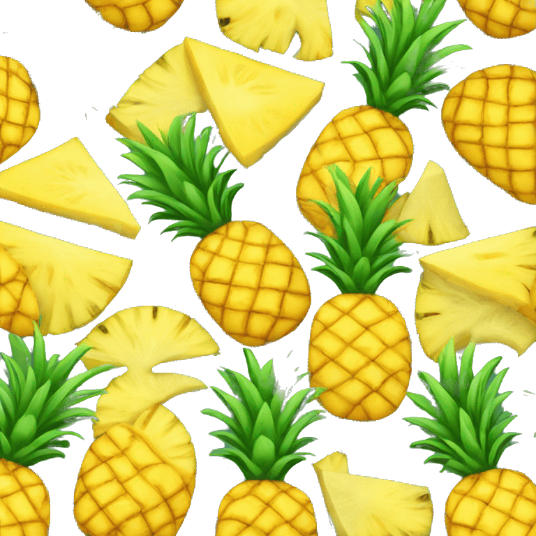 Pineapple slice emoji