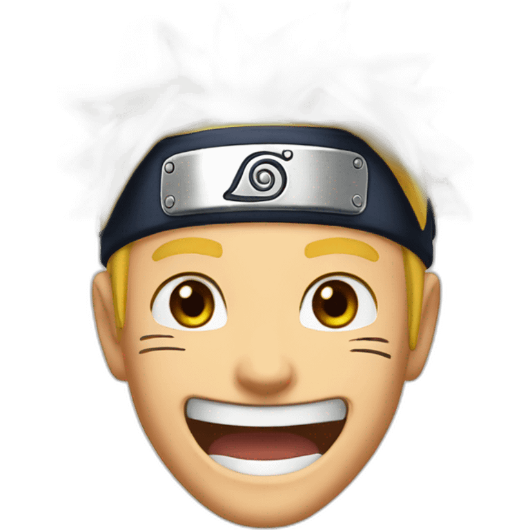 Naruto-laughing emoji