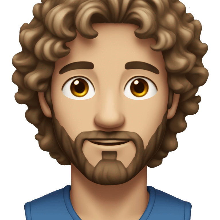 40y male, blue eyes, lightbrown Cool wavy hair, nice beard, sunkissed emoji