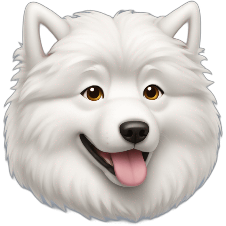 samoyed dog emoji