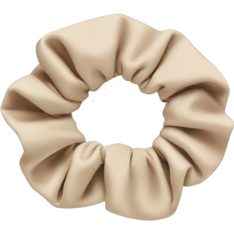 Beige scrunchie  emoji