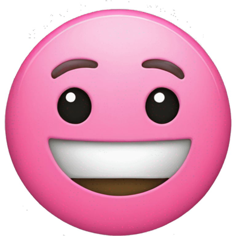 brigh pink circle emoji