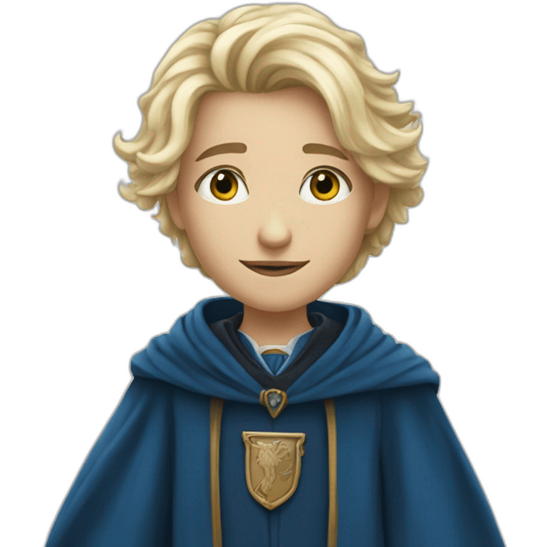 Young wizard blond Ravenclaw emoji