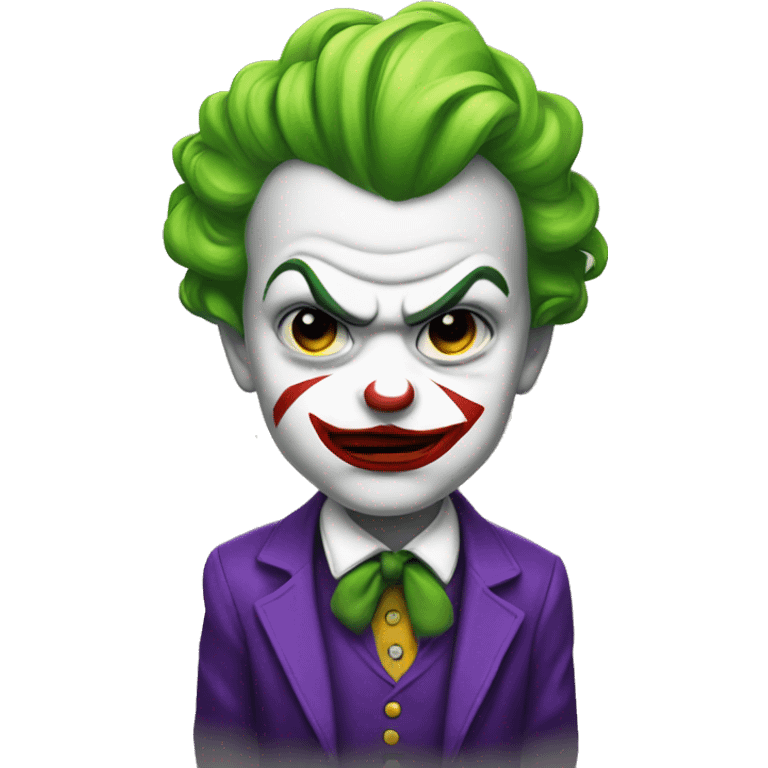 serious joker baby emoji