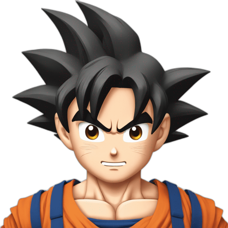 son goku close up emoji