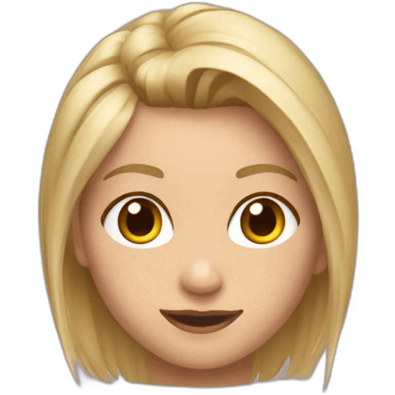 Gimnasta rítmica rubia emoji