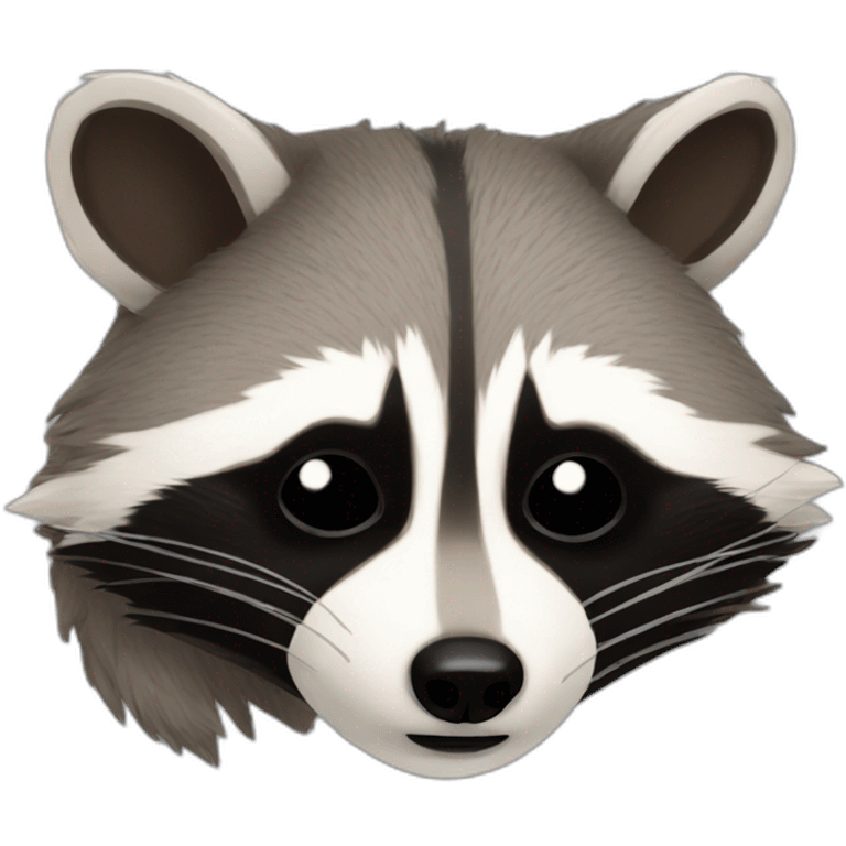 racoon sleeping emoji