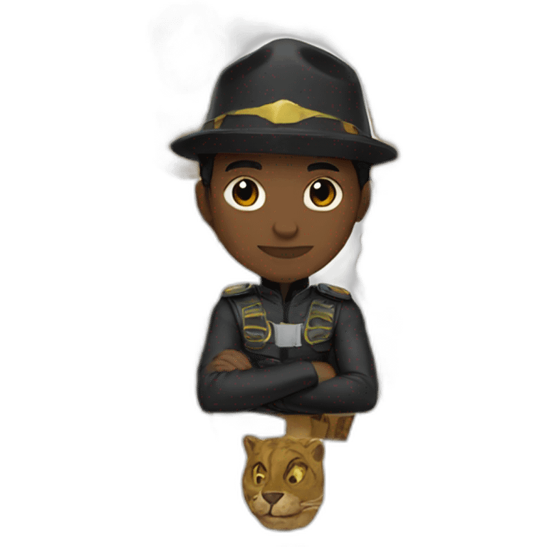 black panter le hero emoji