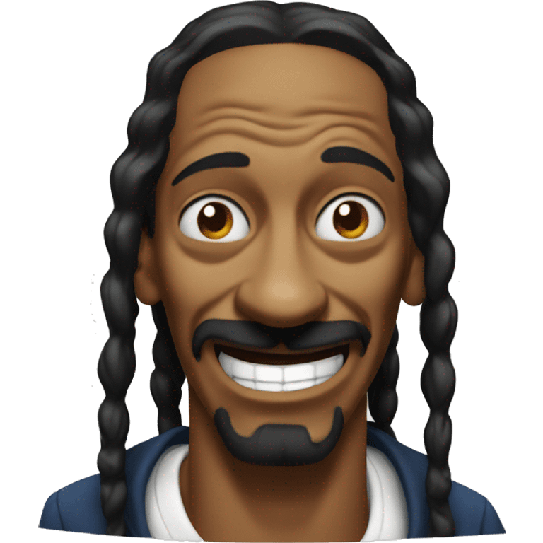 Angry Snoop Dogg laughing emoji