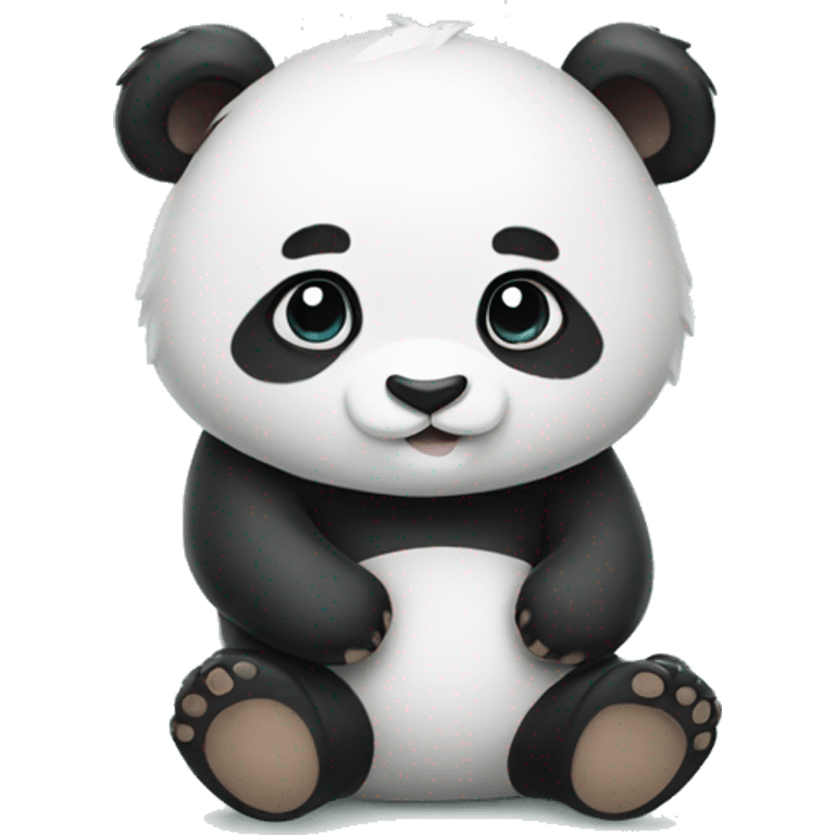 Cute panda emoji