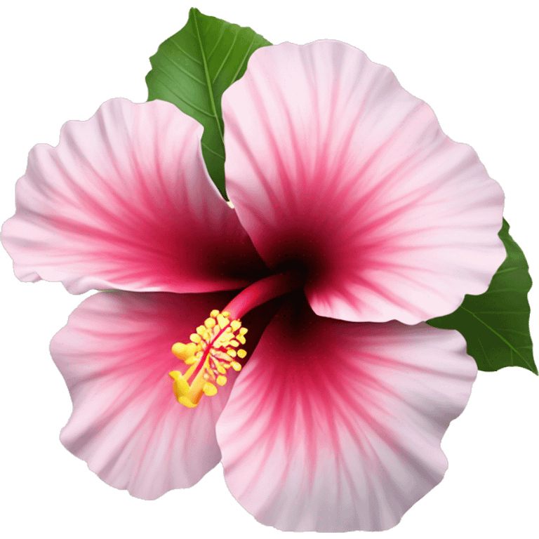 enchanting hibiscus flower that looks special but very pretty emoji