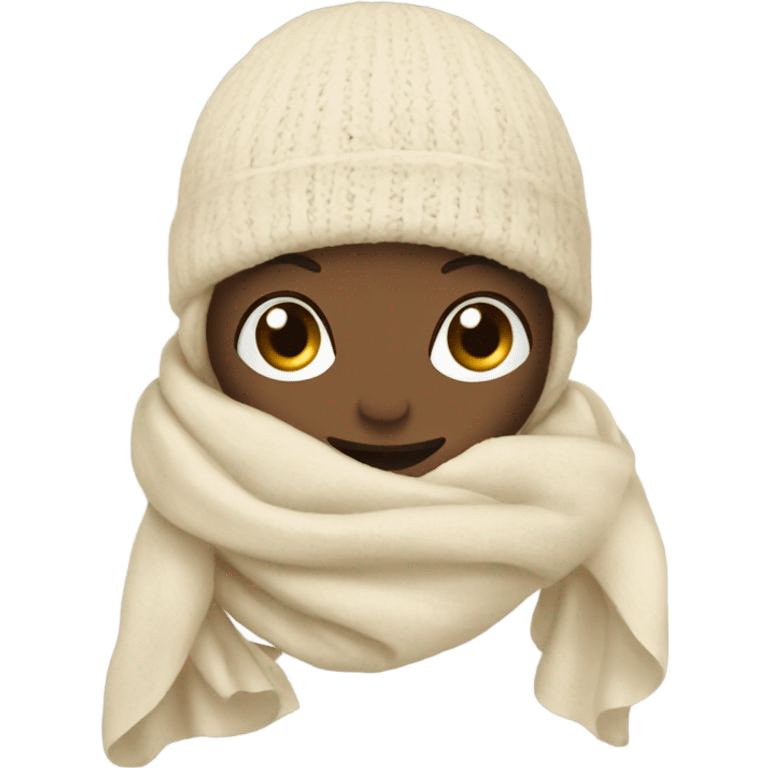 cream Scarf  emoji