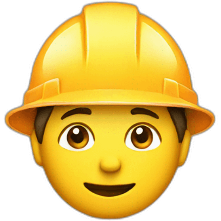 safety hat worker emoji