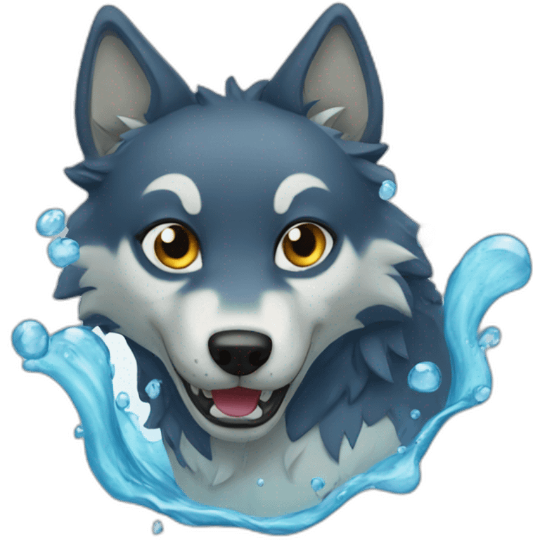 Water Wolf emoji