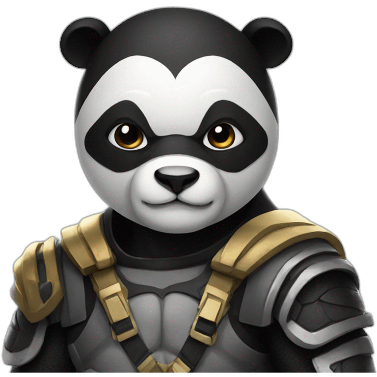 super hero panda emoji