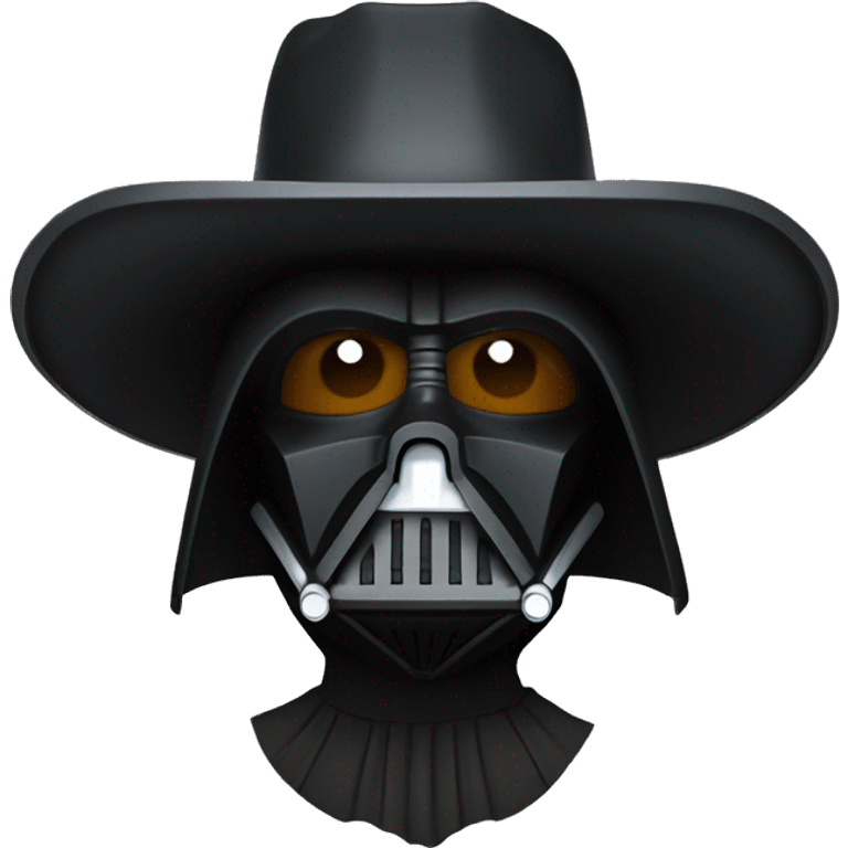 Darth Vader wearing a cowboy hat  emoji