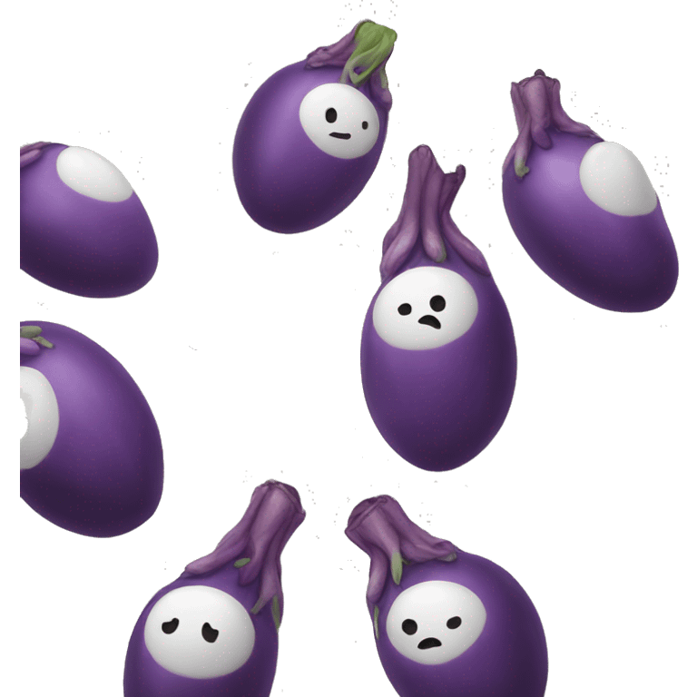 Anatomically egg plant emoji