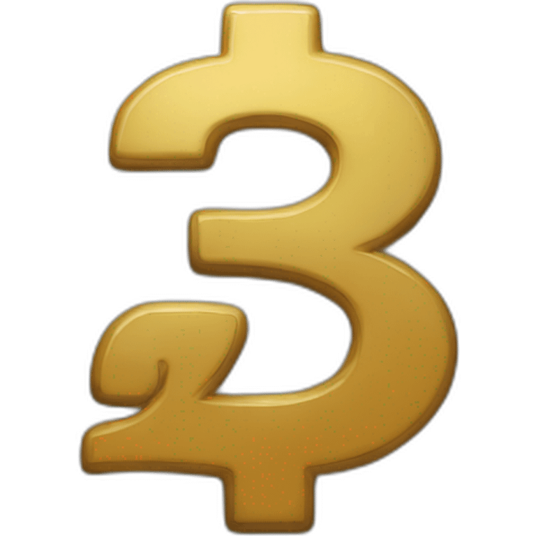 "2B" letters in coin emoji