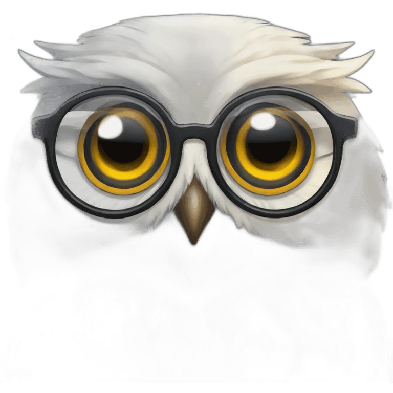 owl with big glasses emoji