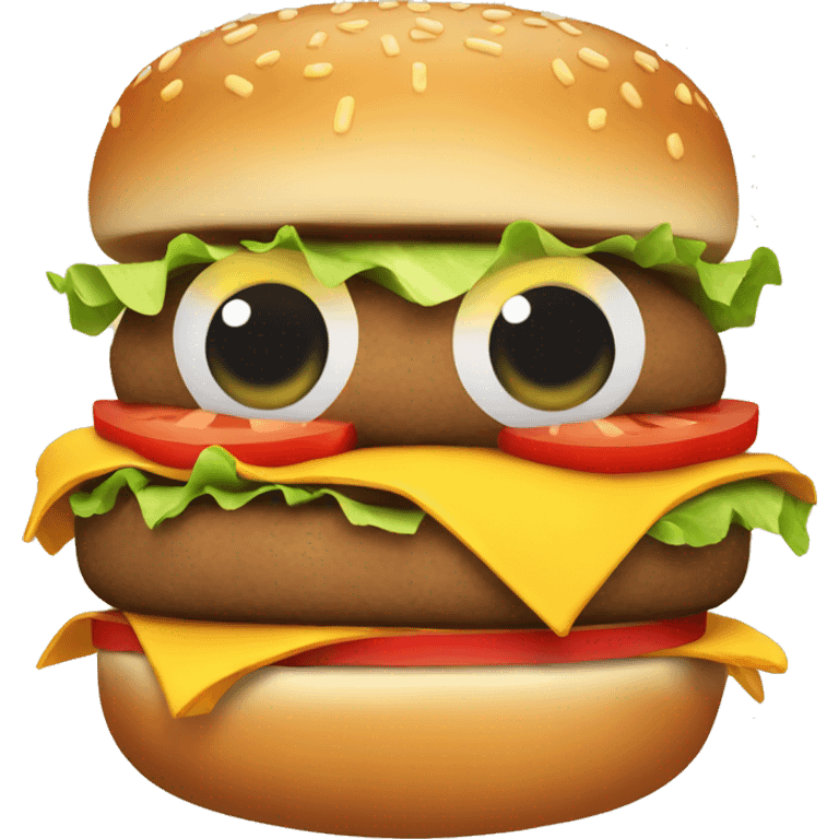 cheeseburger with arms  emoji