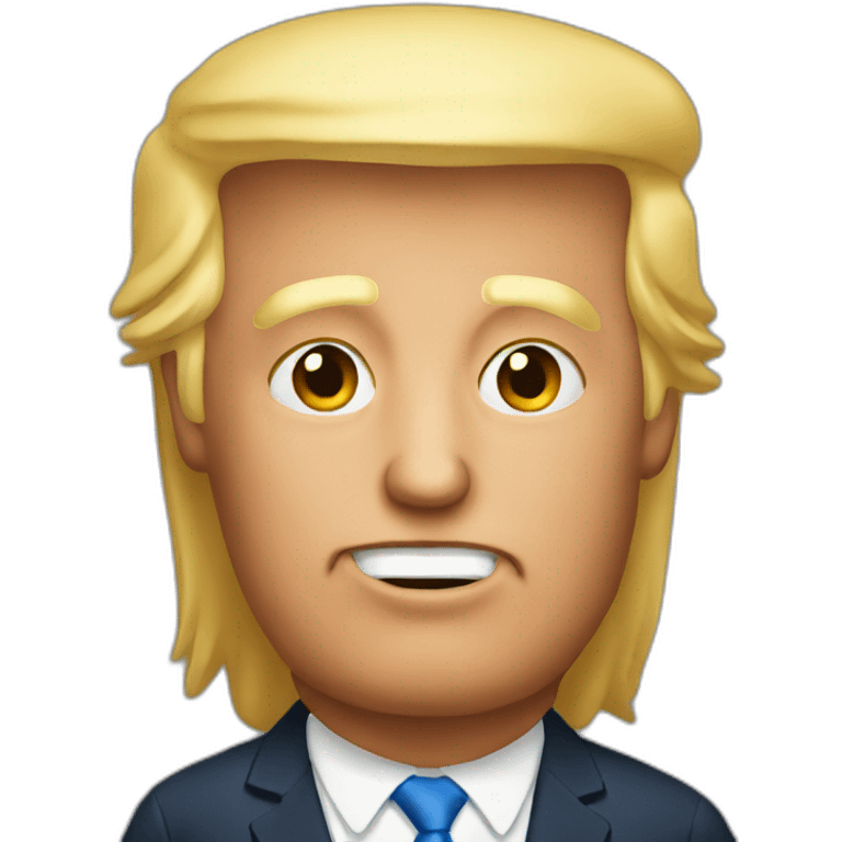 Trump face emoji