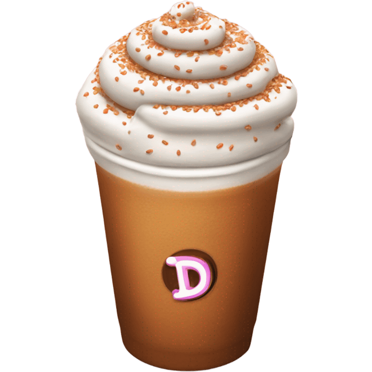 Dunkin’ Donuts latte  emoji