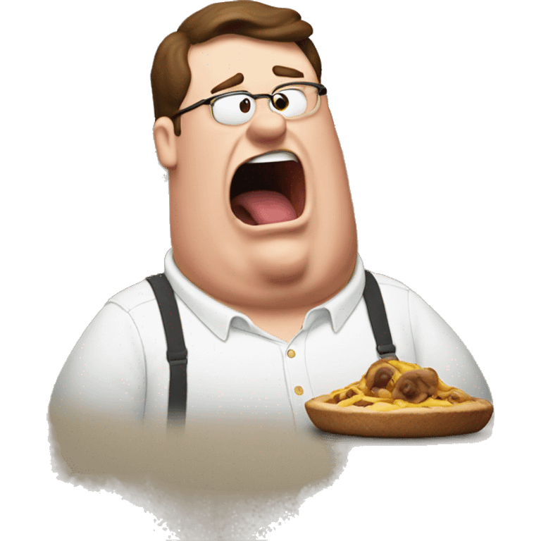 peter griffin eating emoji