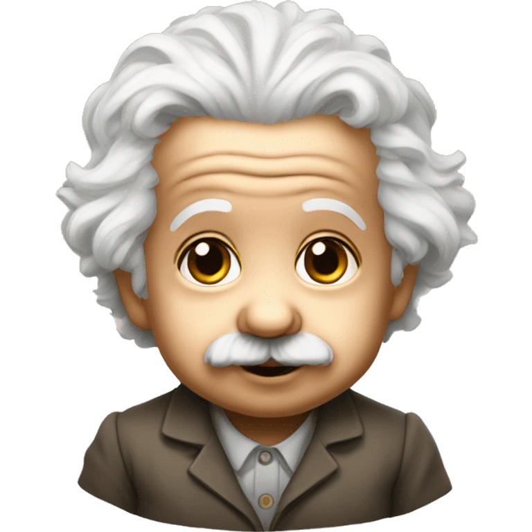 albert einstein baby emoji