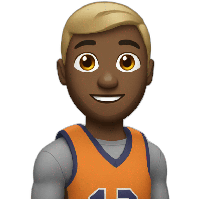 djamal avec l'équipe emoji