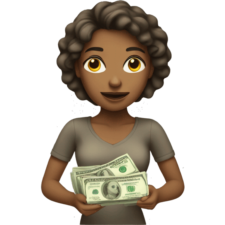 women with money  emoji