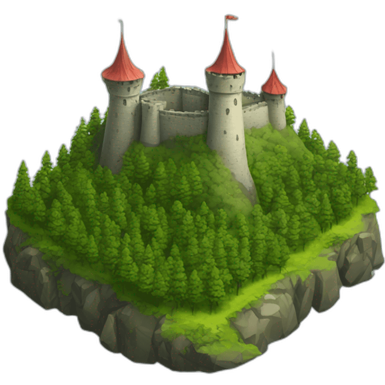 Fortress-compact-russia-forest emoji