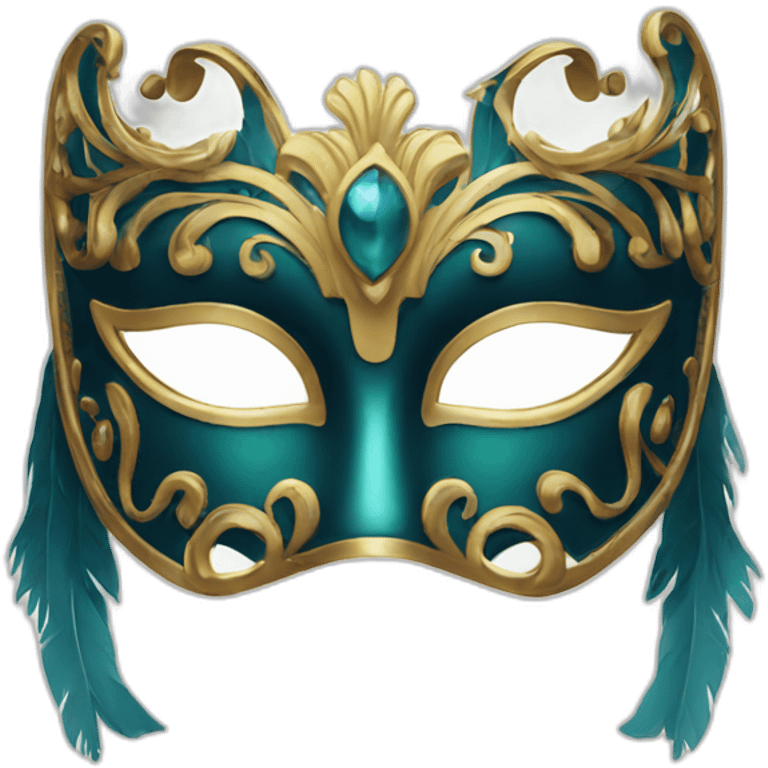 Masquerade mask emoji