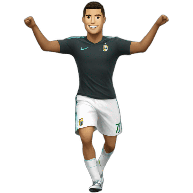 Ronaldo dancing  emoji