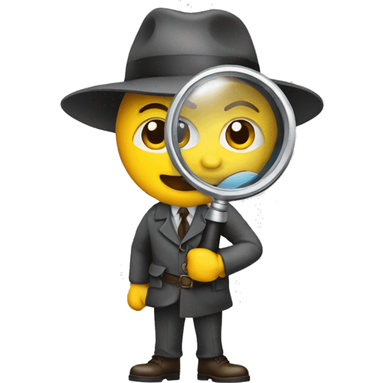  detective with magnifying glass emoji