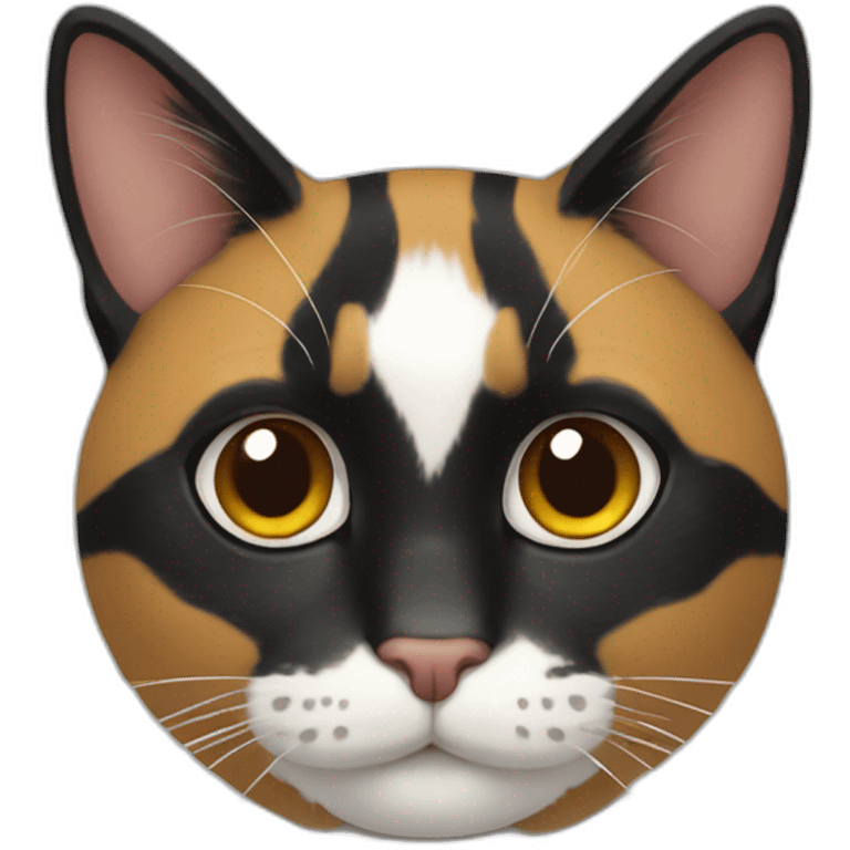 Gato tricolor emoji