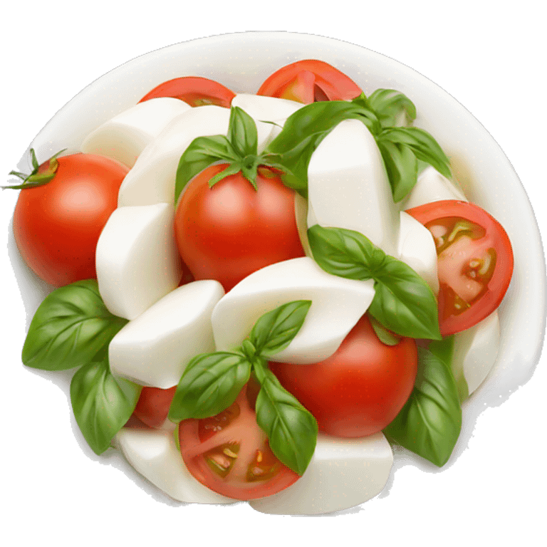 Mozzarella and tomato salad  emoji