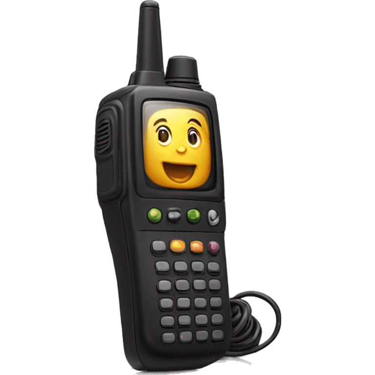 80's Walkie talkie emoji