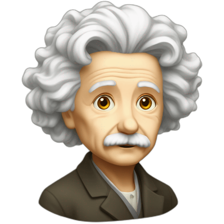 Einstein qui embrasse marie curie  emoji