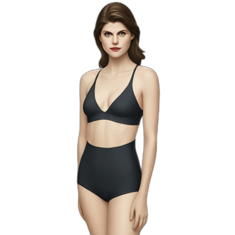 alexandra daddario in swim suit emoji