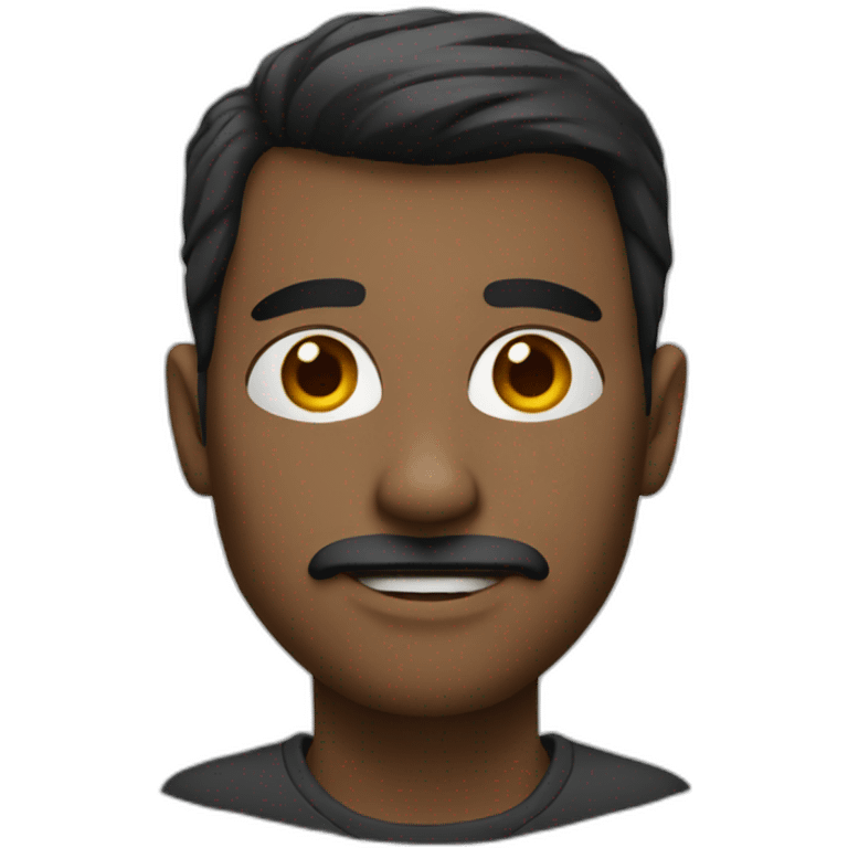 Homme avec nez emoji